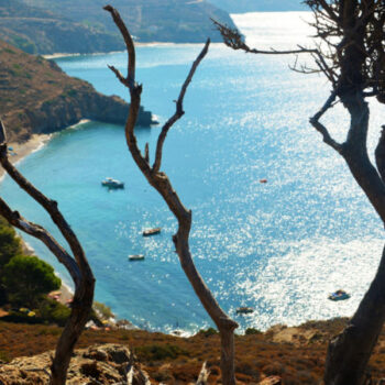 Unsere Bucht bei der Kletterreise Kalymnos