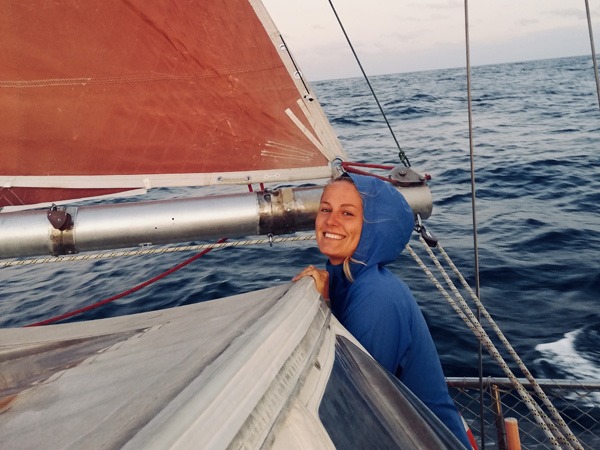 Sophie Henriksson ist erlebnispädagogische Trainerin und liebt das Wasser!