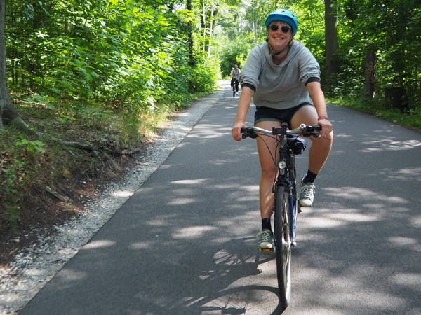 Nuria Liebig ist passionierte Fahrradfahrerin!